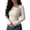Gold, variant on Fashionable Korean Style Plus Size For With Ruffle Detail And Asymmetric Hem Design Casual Short Sleeve Blouse Women's Loose T-Shirt, Size Large