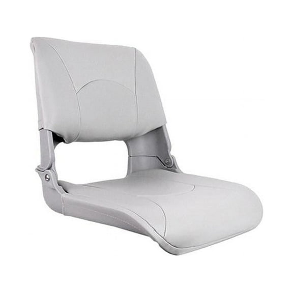 Horizon Manufacturing Composite Folding Back Boat Seat, 1009-AB Grey
