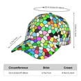 thumbnail image 2 of Salouo Colorful Tie Dye Stained Glass for Unisex-Adult Baseball Cap Golf Dad Hat Outdoor Cap Mountain Dad Hat Adjustable Fit Sports Hat for Men & Women, 2 of 6