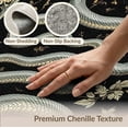 thumbnail image 6 of ODIKA 5'x7' Washable Area Rug Easy Care, Non-Shedding, Pet Friendly, Snake Gothic Moody Symmetrical Mirrored Serpent Coiled Border for Small Living Room, Bedroom, 6 of 7