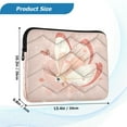 thumbnail image 3 of Laptop Inner Case 13.4x10.2In Laptop Case Is Suitable For 13-14In Laptop For Work Travel Outdoors Pink Love Butterfly, 3 of 7