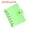 Green, variant on Uxcell A7 Bling Clear Binder Cover with Snap Button Closure, Green