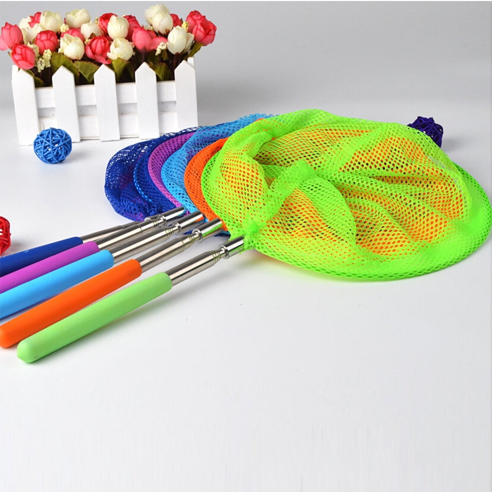 Extendable Nylon Insect Net, Telescopic Butterfly Net, Bug Catcher Nets