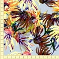 thumbnail image 1 of eloria Floral Cotton Fabric Squares&nbsp;Sewing Supplies Printed Fabric for , 1 Yard, Sky Blue, 1 of 2