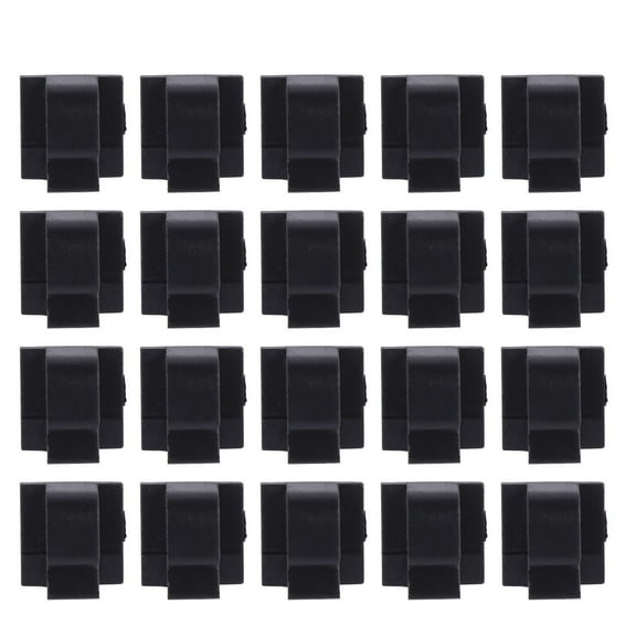WEAVILUX Cable Tie Black Self Adhesive Wire Management for Car 100Pcs
