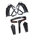 thumbnail image 2 of Arnés medieval para el pecho del cuerpo del caballero pirata de los accesorios del Pauldron del hombro para los clubes nocturnos, 2 of 8