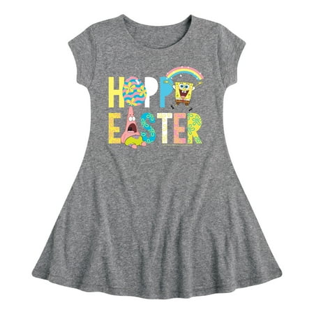 

SpongeBob Squarepants - Hoppy Easter Icons - Toddler And Youth Girls Fit And Flare Dress