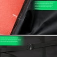 thumbnail image 4 of Advancent Estuche de piano Bolsa de órgano electrónico Funda de instrumento musical Bolso impermeable Mochila de manga de tela Oxford Gran Mochilas de mochilero 420D borde rojo negro, 4 of 6