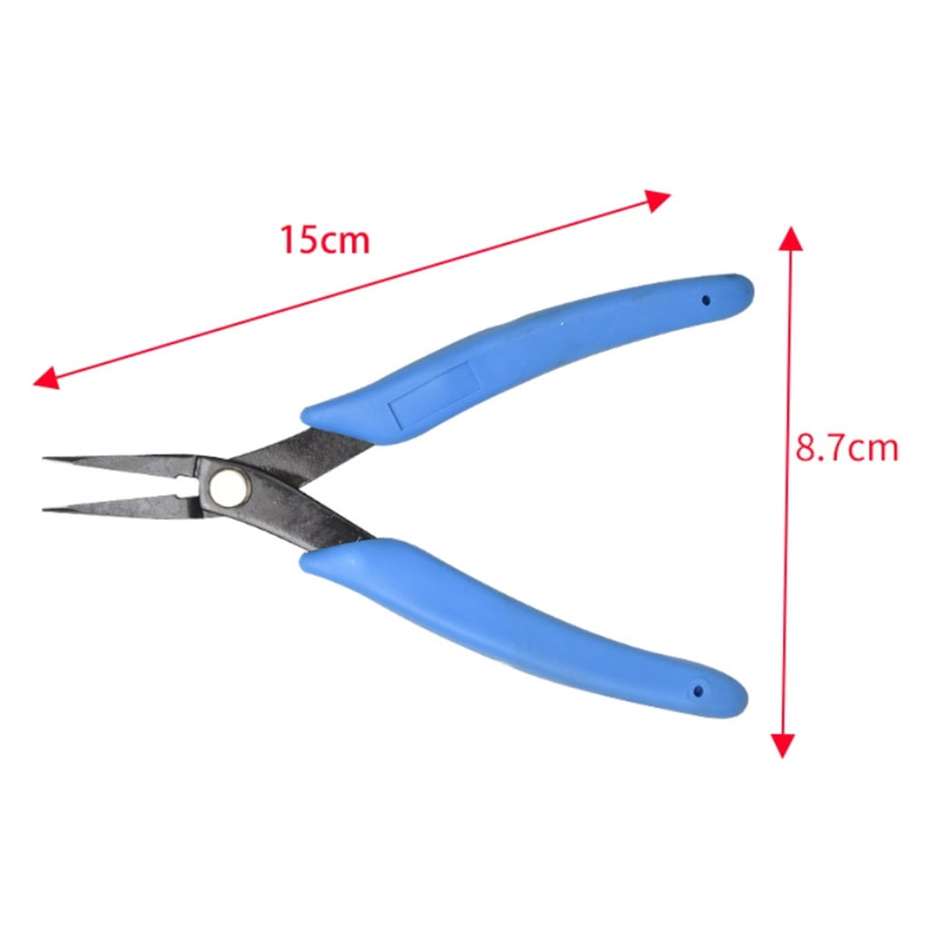 Zeiwohndc 5 Inch Extra Extended Reach Needle Nose Pliers Heavy Duty Carbon Steel Material