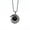 Black no chain, variant on Men's Stainless Steel Hip Hop Non-mainstream Taoism Gossip Red Demon Devil's Eye Gemstone Pendant Necklace, Gothic Vintage Punk Free Chain