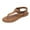 Brown, variant on CAICJ98 Women Shoes Sandals Women Dressy Summer Flat Gladiator Sandals Bohemian Beaded Rhinestone Casual Summer Cute Comfortable Thong Flip Flops,Multi-color