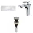 thumbnail image 1 of American Imaginations 48.75-in. W 1 Hole Ceramic Top Set In White Color - Overflow Drain Incl. AI-29963, 1 of 9