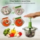 thumbnail image 3 of Brieftons Express - Picadora manual de alimentos para picar verduras, frutas, hierbas, cebolla de ajo para salsa, ensalada, pesto, guacamole, ensalada de col, cocina india, 3 of 5