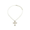 thumbnail image 4 of Vintage-Style Crystal Cross Pendant Necklace with Ornate Design Jewelry Necklace, 4 of 7