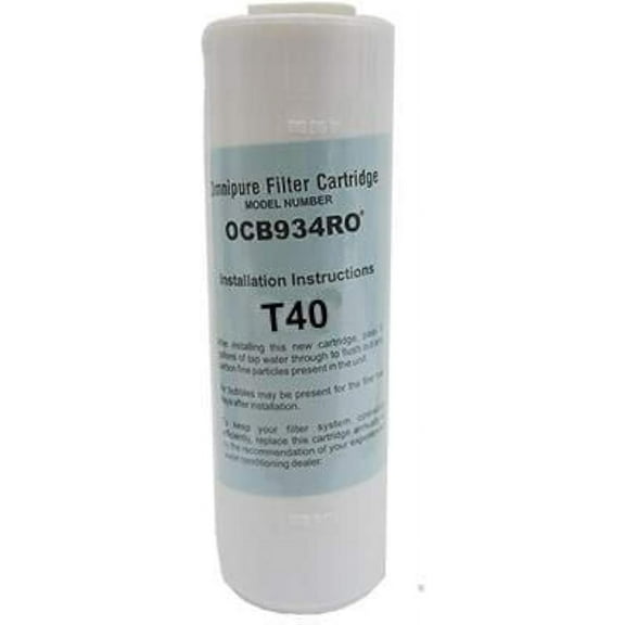 Omnipure (OCB934RO T40) 9.75"x3" GAC Coconut Carbon T40 Filter