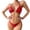 Red, variant on Clearance Sale 2025 Intimates Women Plus Size Underwire Underwear Set Two Piece Underwear Underwear Underwear Sleepwear Steel Chain Linked Underwire Underwear Set