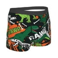 thumbnail image 3 of Junzan Dinosaur Skeleton Mens Underwear Boxer Briefs For Men’s - Medium, 3 of 9
