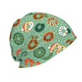 thumbnail image 3 of Pofeuu Christmas Donuts Print Beanie Hat for Men and Women Winter Warm Hats Knit Slouchy Thick Skull Cap, 3 of 7