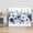 Blue, variant on White Blue Floral Wall Art for Living Room,Canvas Picture Wall Decor for Bathroom Bedroom,Elegant Leaves Spring Flowers Painting Artwork for Office Kitchen Hallway Dining Room Home Decor 16"x20"