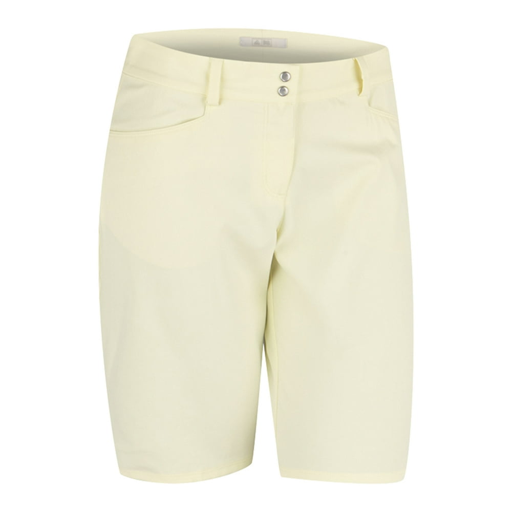 NEW Adidas Essentials Lightweight Bermuda Yellow Women's Size 6 Golf Shorts - Walmart.com 