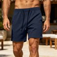 thumbnail image 5 of IhhxPro Big and Tall Men's Athletic Shorts Quick Dry Moisture-Wicking Drawstring Summer Textured Workout Loose Fit Casual Running Gym Training Lightweight Breathable M-3XL, 5 of 7