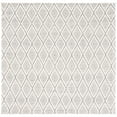thumbnail image 6 of SAFAVIEH Marbella Winston Diamond Area Rug, Grey/Ivory, 6' x 6' Round, 6 of 10