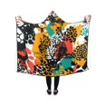 thumbnail image 3 of ASHLEIGH Hooded Blanket Exotic Leopard Wearable Blanket Comfotable Hooded Throw Wrap Robe 40x50 Inch, 3 of 3