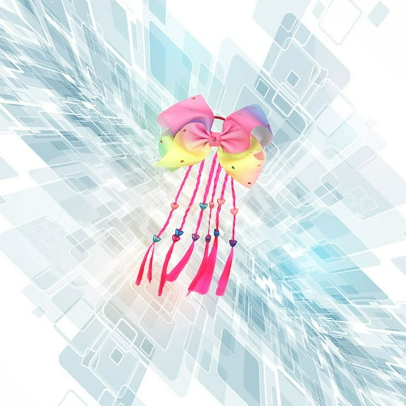 OATIPHO Creative Multi Color Hair Ties Bowknot Hair Rings Ponytail Holder for Everyday Decoration