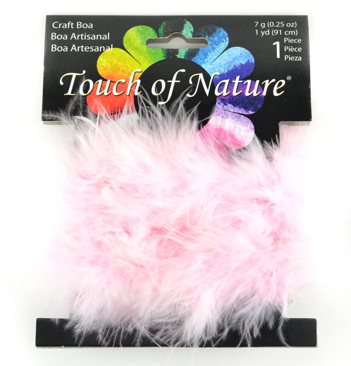 Hot Pink/Black Mix 15 Grams Marabou Feather Boa 6 Feet Long Crafting Sewing Trim 