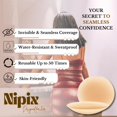 thumbnail image 4 of Silicone Nipple Pasties, Reusable Water-Resistant Covers, 4 of 13