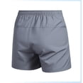 thumbnail image 4 of KPOPLK Men's 11" Board Shorts with Pockets Long Swim Trunks Quick Dry Bathing Suit Swimwear Beach Shorts No Liner(Light Gray,M), 4 of 4
