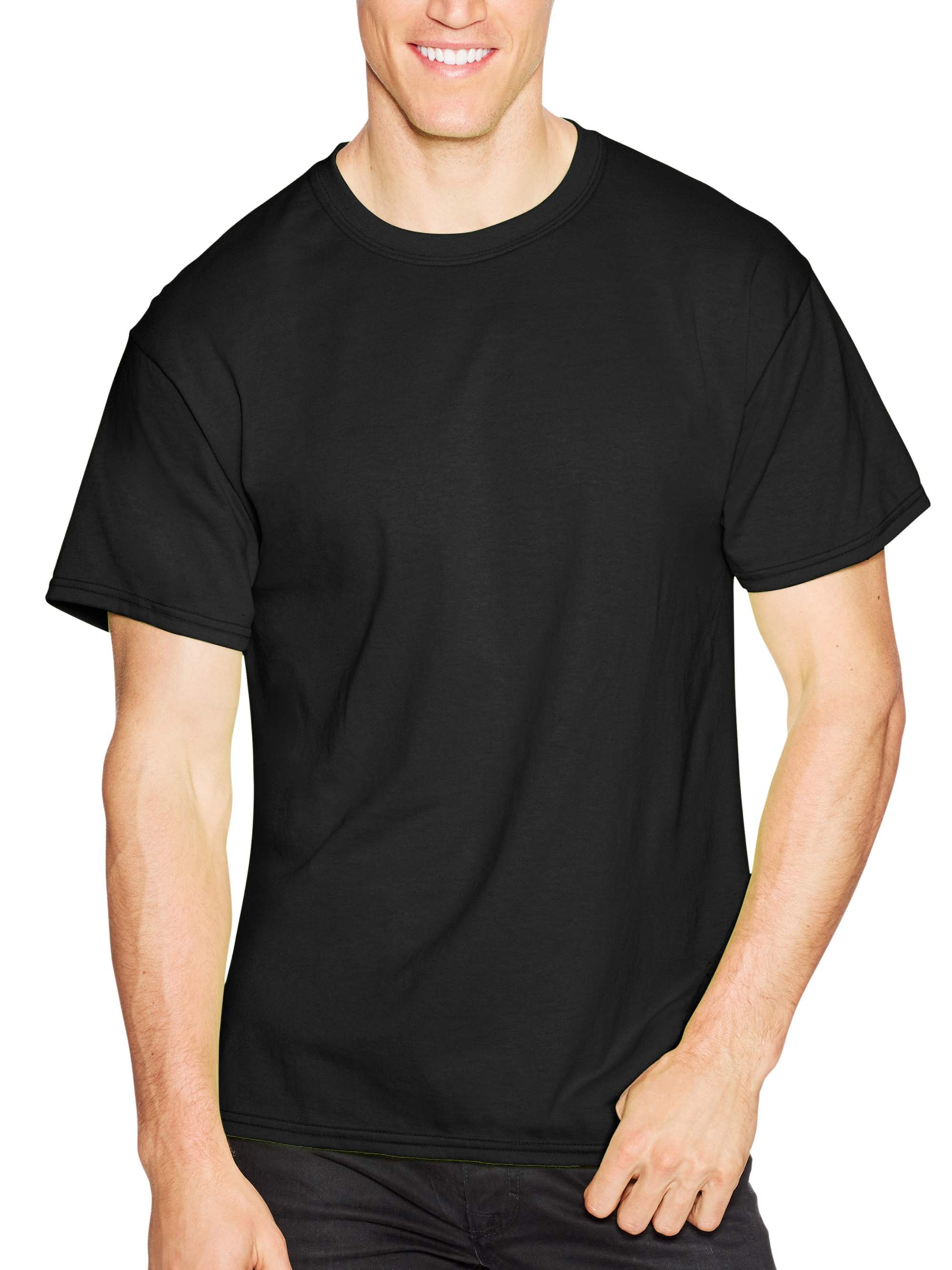 Hanes Men's EcoSmart Short Sleeve T-shirt (4-pack) - Walmart.com