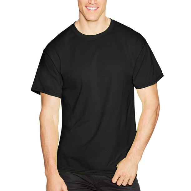 Hanes - Hanes Men's EcoSmart Short Sleeve T-shirt (4-pack) - Walmart ...