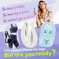 thumbnail image 5 of Obacre Bikini Trimmer for Women Dual Head – IPX7 Waterproof & Painless Electric Razors for Pubic Hair, Face, Legs, Underarms – Portable Cordless Shaver with Fast Charging, Self Care Gifts for Women, 5 of 8