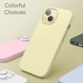 thumbnail image 6 of JETech Silicone Case for iPhone 15 6.1-Inch, Silky-Soft Touch Full-Body Protective Phone Case, Shockproof Cover (Yellow), 6 of 6