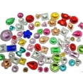 thumbnail image 2 of U8MO 500 Assorted Flatback Acrylic Rhinestone Gems Rivoli Center Mixed Color, 2 of 6