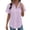 #07 Purple 【Mix, Match & Stock Up on Your Favorite Palette.】, variant on Women's V Neck Short Sleeve Button Down Shirt Tops Blouses Tunic Solid Color Soft Casual Daily Wear Business Office Vacation Fashion Essential Gift for Ladies | Sopatenor,Beige XL