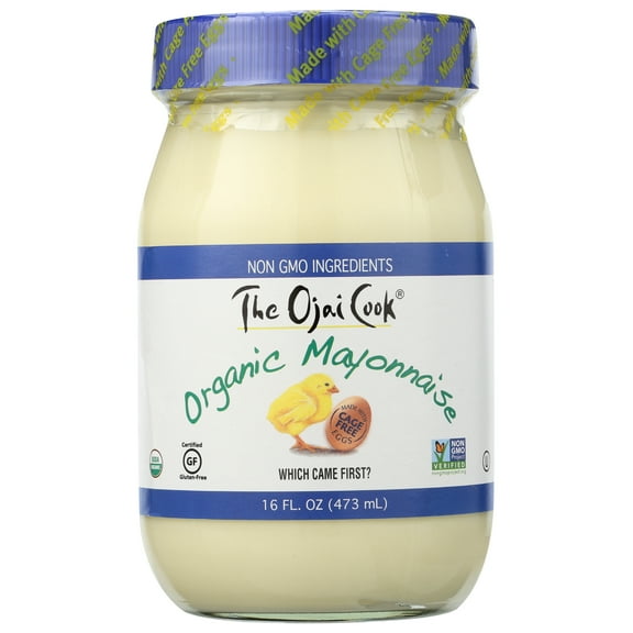 Pack of 6, The Ojai Cook Organic Mayonnaise, 16fl oz
