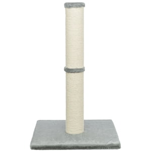 Trixie Parla 24.4 Inch Cat Scratching Post, Gray Plush