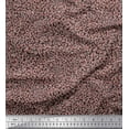 thumbnail image 1 of Soimoi Cotton Cambric Fabric Leopard Animal Skin Decor Fabric Printed Yard 56 Inch Wide, 1 of 3