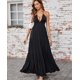 thumbnail image 4 of Vestido GLENGE para verano, maxi playa, bohemio, halter, cuello en V, sin espalda, para mujer, 4 of 5
