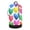 Colorful Watercolor Hearts, variant on Large Capacity Drawstring Laundry Backpack Portable Dirty Clothes Hamper Doodle Characters
