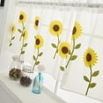 thumbnail image 4 of Cortinas semitransparentes de girasol Bearachild para sala de estar JJ25851-02, 4 of 6