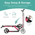 thumbnail image 6 of Best Choice Products Kids Height Adjustable Kick Scooter w/ Carrying Strap, Non-Slip Deck, Kickstand - Pink, 6 of 7