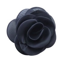 Lifetechs Formal Occasion Corsage French Style Big Camellia Mesh Fabric Bride Groom Wedding Brooch Prom Party Banquet Dress Suit Coat Brooch Clothes DIY Applique Patch