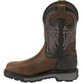 thumbnail image 4 of Justin Original Workboots Mens Tanker Black 11 Inch Electrical Steel Toe, 4 of 6