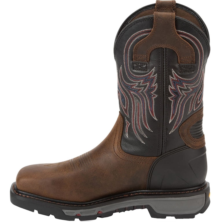 Justin Mens 11 EE‎ Work Boots Brown Leather Blueprint 11\
