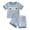 H01-Blue, variant on Newborn Boy Outfits Summer 2t Boys Clothes Embroidered Knit Clothes Pattern Shirt Shorts Durable Baby Sets