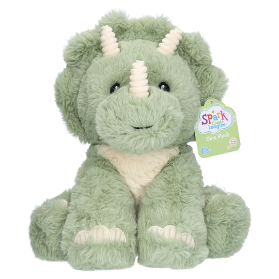 Spark Create Imagine Dino Plush, Green, 11 in