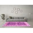 thumbnail image 3 of Ahgly Company Indoor Square Abstract Pink Modern Area Rugs, 7' Square, 3 of 4